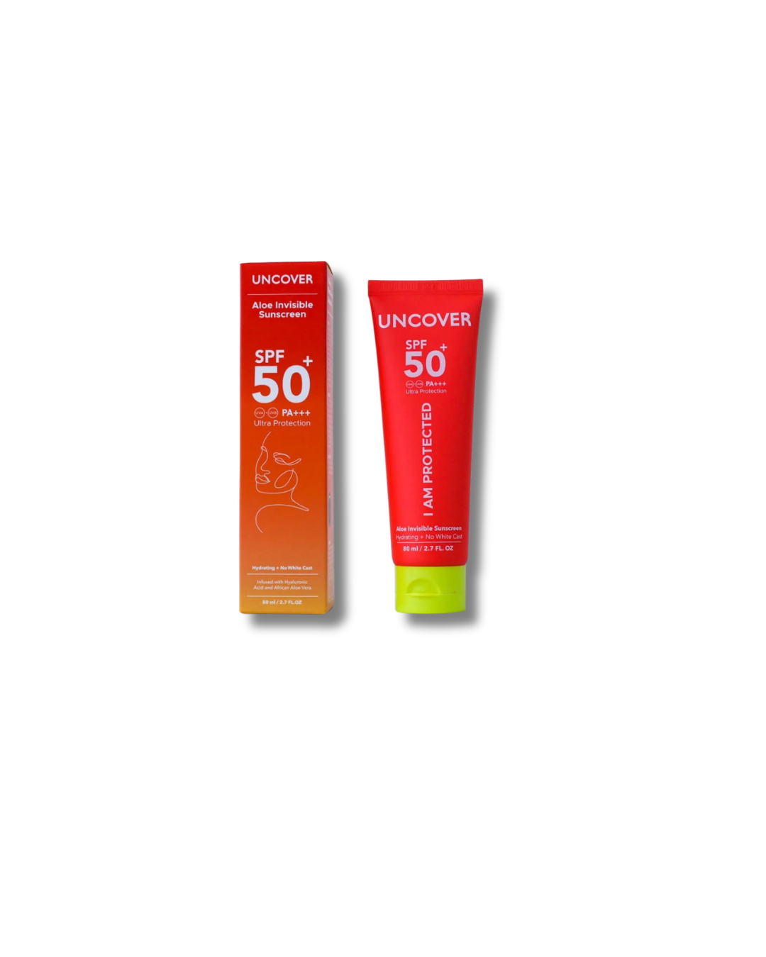 Uncover Aloe Invisible Sunscreen SPF 50+