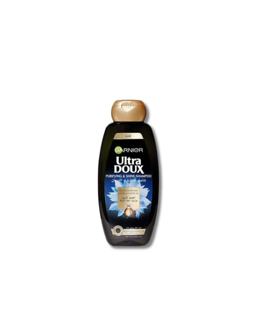 Garnier Ultra Doux Black Charcoal Shampoo For Greasy Scalp, Dry Lengths 400ml