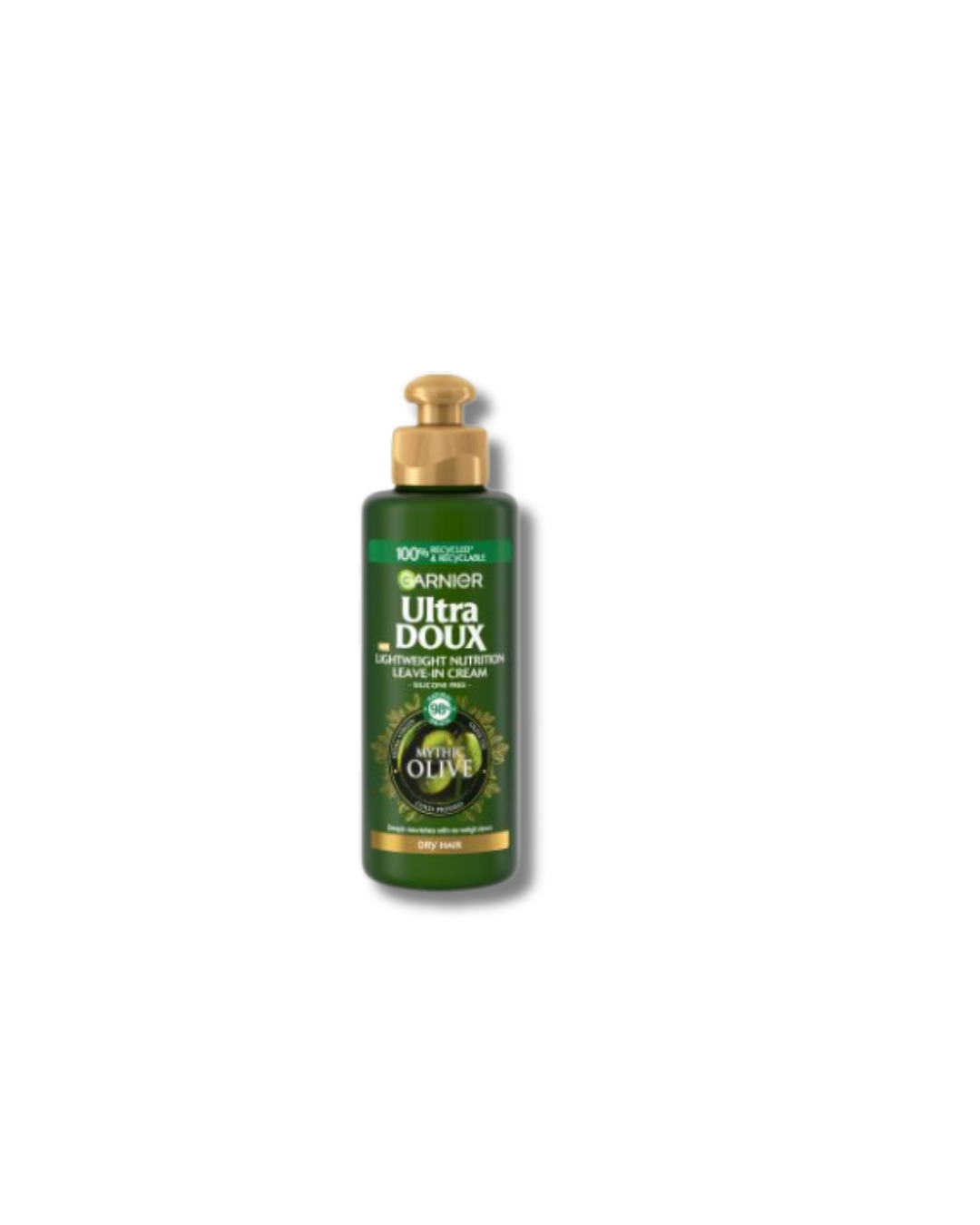 Garnier Ultra Doux Lightweight Nutrition Leave-in Cream With Mythic Olive - Deeply Nourishes With No Weigh Down For Dry Hair 200ml
