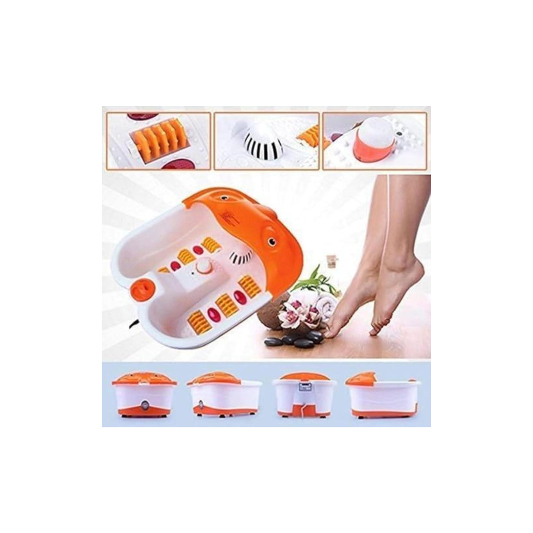 Foot Spa Heated Bath, Automatic Massage Rollers, Vibration, Bubbles, Digital Adjustable Temperature Control