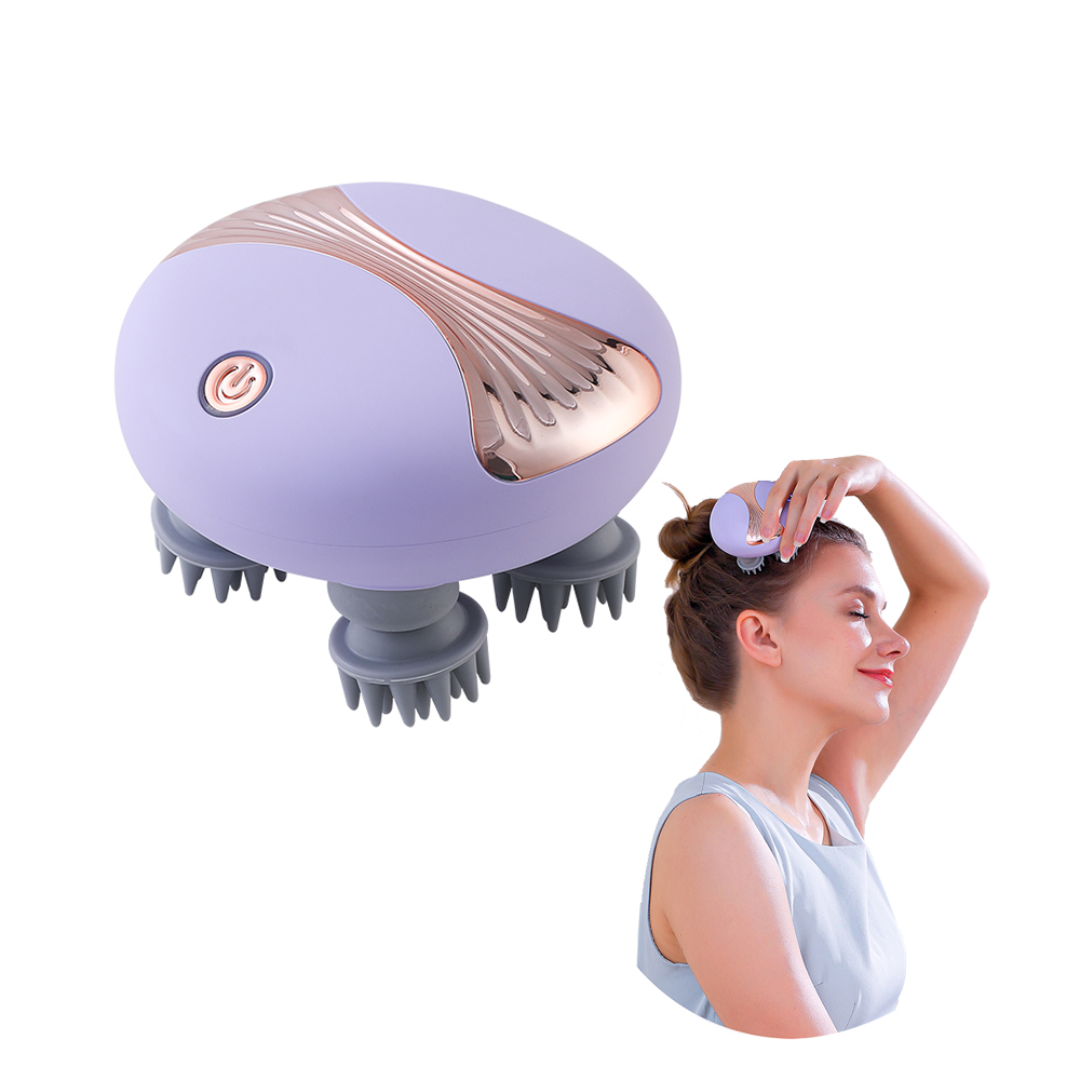USB Rechargeable Head & Neck Massager for Relaxation