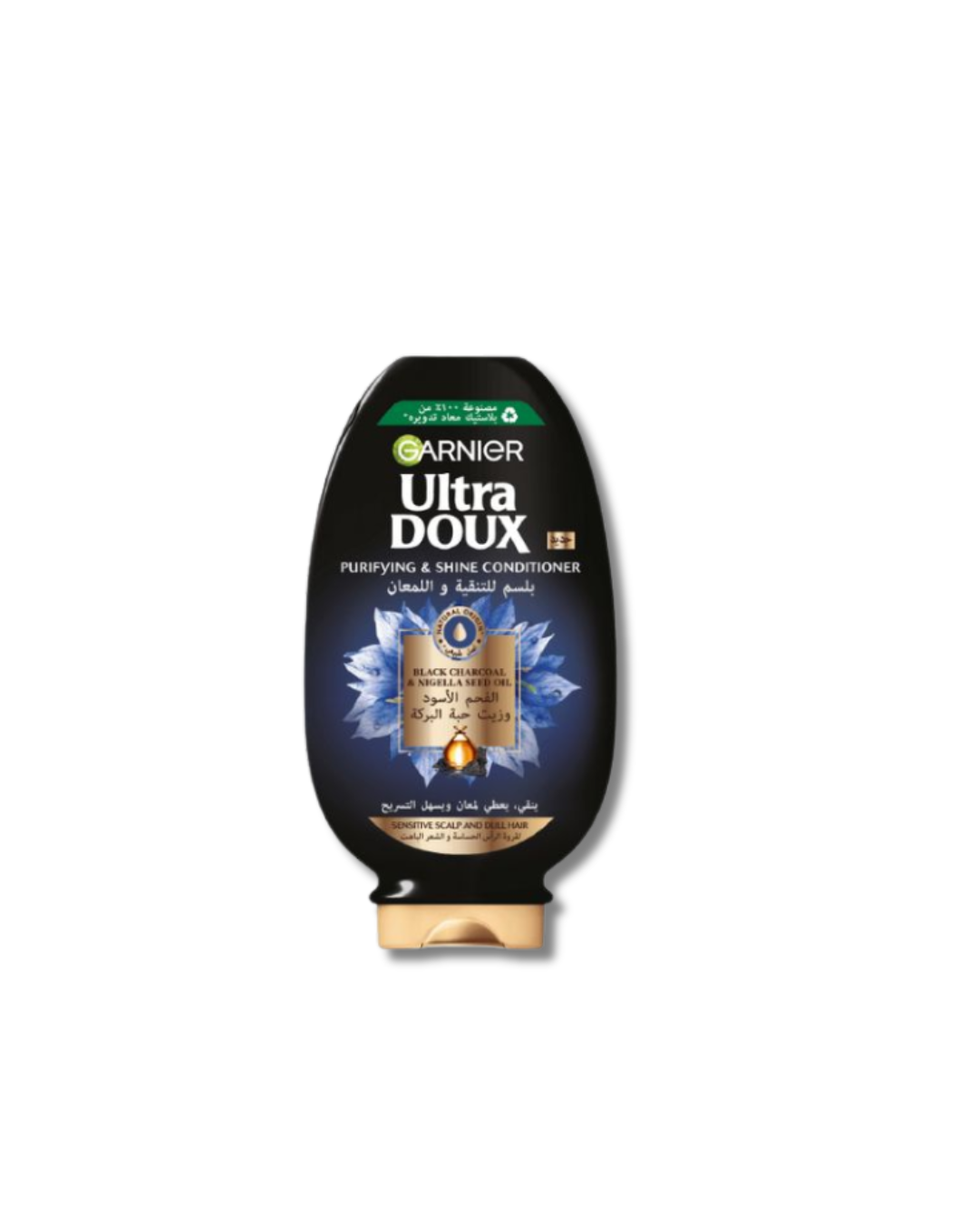 Garnier Ultra Doux Black Charcoal & Nigella Seed Oil Conditioner For Greasy Scalp And Dry Lengths - 360ml