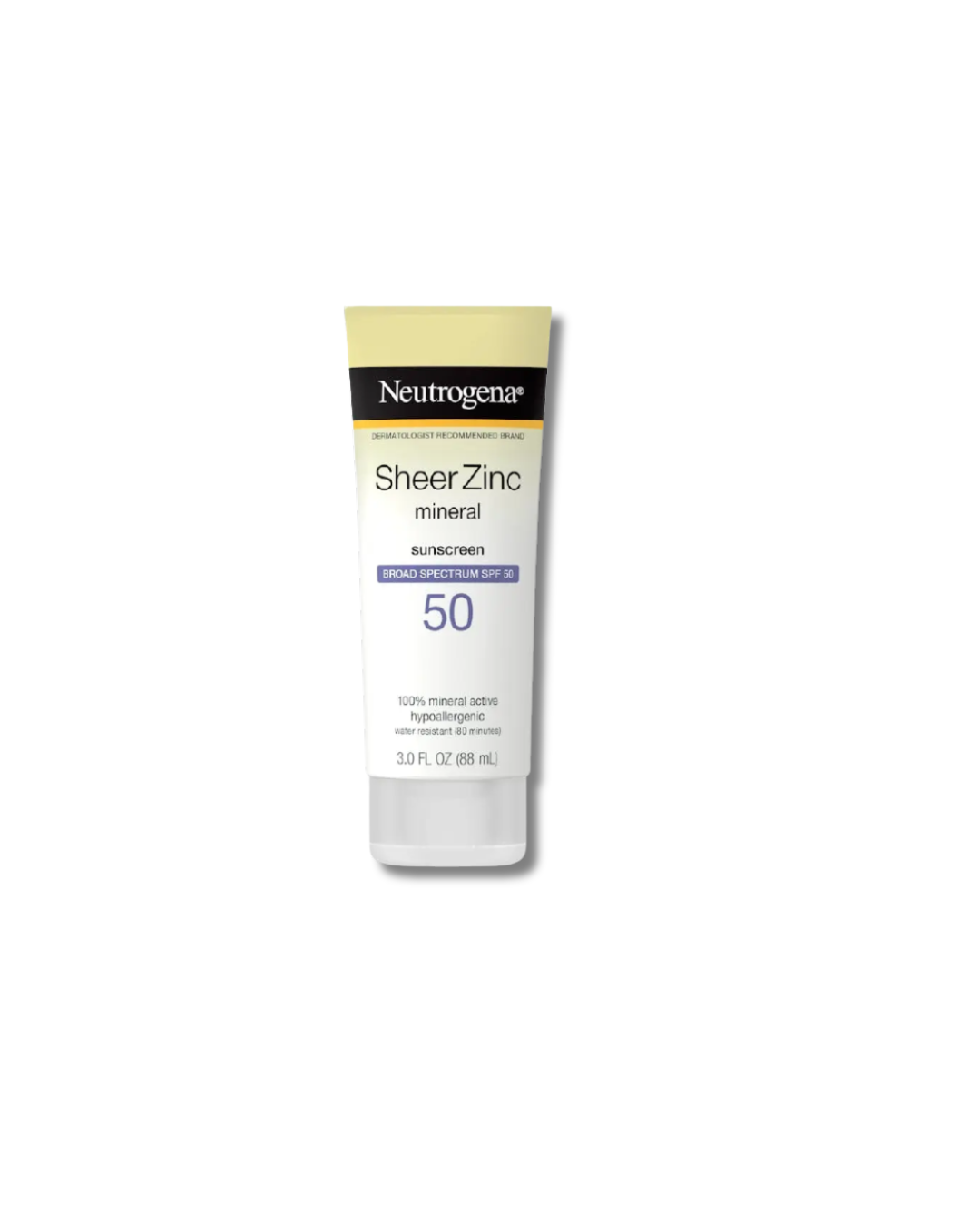 Neutrogena sheer zinc mineral sunscreen SPF 50 88ml
