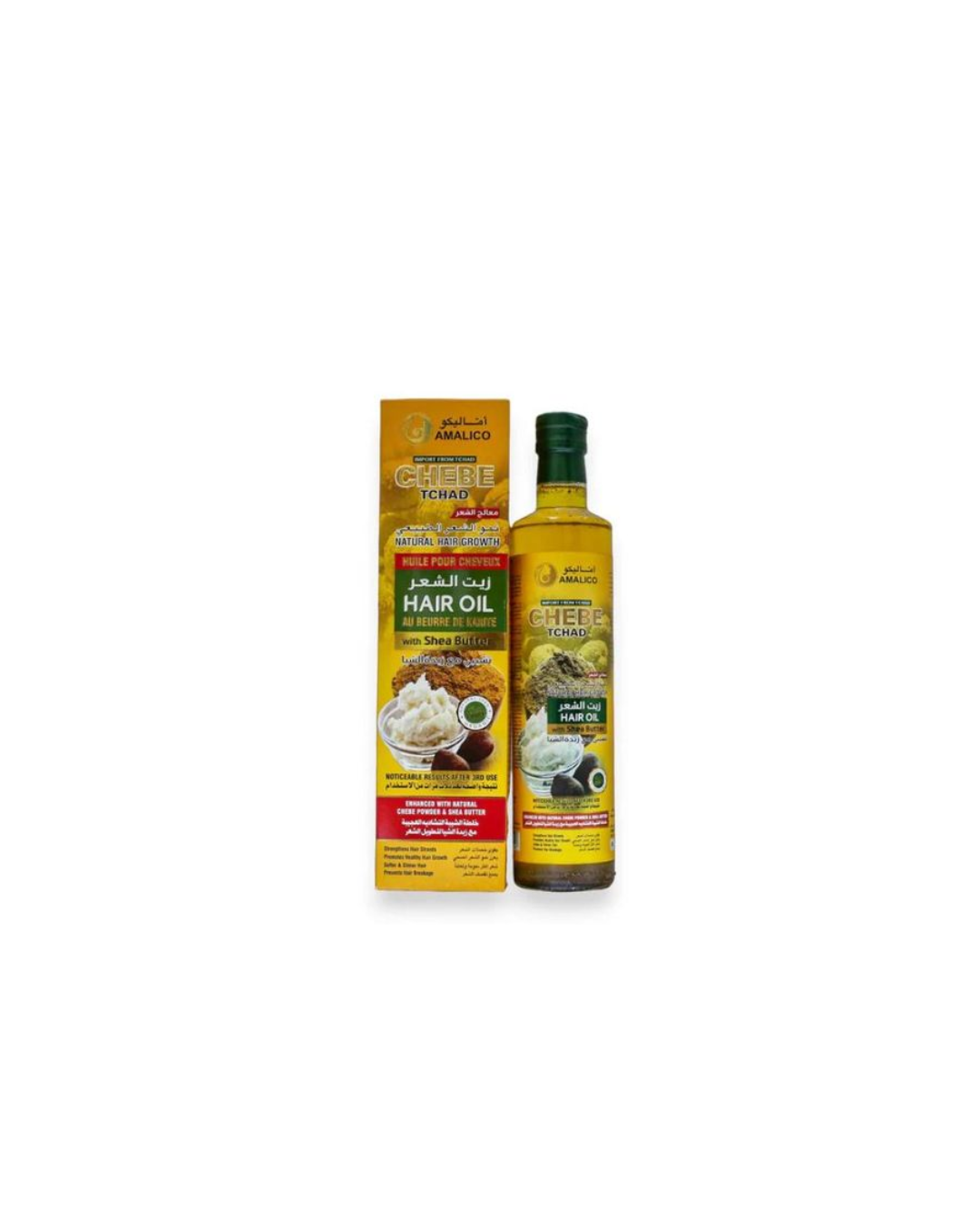 AMALICO Chebe Tchad Hair Oil with Shea Butter